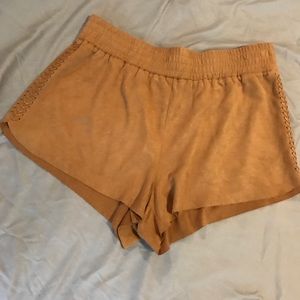 Forever 21 faux suede shorts